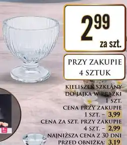 Dino Kieliszek szklany do jajka w prążki oferta