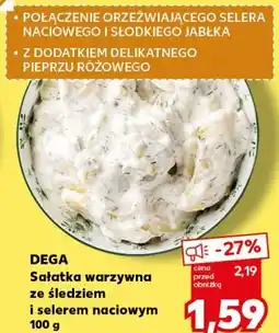 Kaufland Sałatka warzywna ze śledziem i selerem naciowym oferta