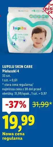 Lidl LUPILU SKIN CARE Pieluszki 4 oferta