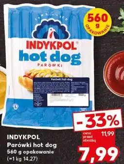 Kaufland Parówki hot dog Indykpol oferta