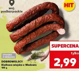 Kaufland Dobrowolscy Kiełbasa wiejska z Wadowic oferta