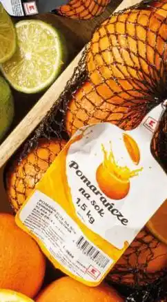 Kaufland Pomarańcze na sok oferta