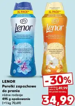 Kaufland Lenor Perełki zapachowe do prania oferta