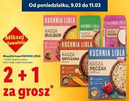 Lidl Wszystkie kasze Kuchnia Lidla oferta