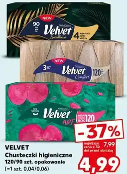 Kaufland Velvet Chusteczki higieniczne oferta