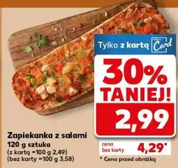 Kaufland Zapiekanka z salami oferta
