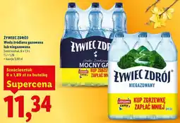 Lidl ŻYWIEC ZDRÓJ Woda źródlana gazowana lub niegazowana oferta