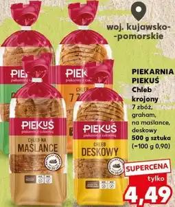Kaufland Piekarnia Piekuś Chleb krojony 7 zbóż, graham, na maślance, deskowy oferta