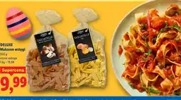 Lidl DELUXE Makaron wstęgi oferta