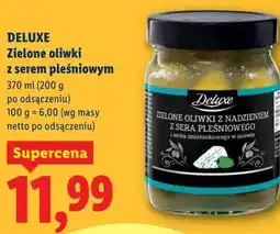 Lidl DELUXE Zielone oliwki z serem pleśniowym oferta