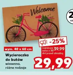 Kaufland Wycieraczka do butów wiosenna, różne rodzaje oferta