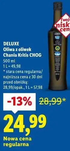 Lidl DELUXE Oliwa z oliwek Chania Kritis CHOG oferta