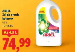 Lidl Ariel Żel do prania kolorów oferta