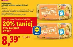 Lidl ZŁOTA NIOSKA Świeże jaja ściółkowe, wielkość M, klasa A, 10 szt oferta