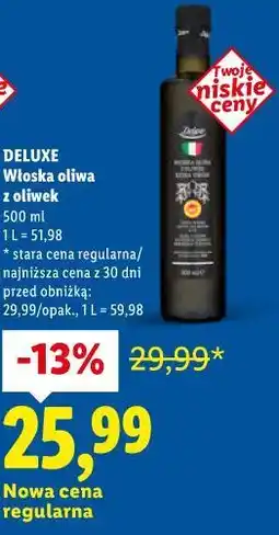 Lidl DELUXE Włoska oliwa z oliwek oferta