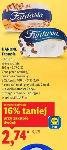 Lidl DANONE Fantasia (różne rodzaje) oferta