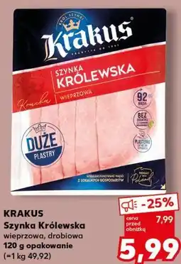 Kaufland Szynka Królewska Krakus oferta