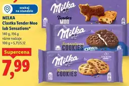 Lidl Milka Ciastka Tender Moo lub Sensations oferta