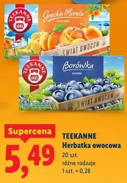 Lidl TEEKANNE Herbatka owocowa 20 szt oferta