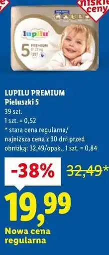 Lidl LUPILU PREMIUM Pieluszki 5 oferta