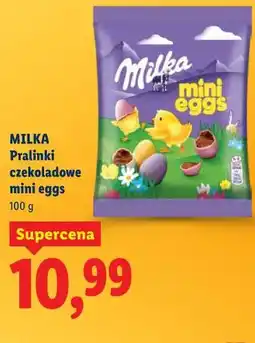 Lidl MILKA Pralinki czekoladowe mini eggs oferta