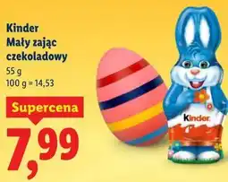 Lidl Kinder Mały zając czekoladowy oferta