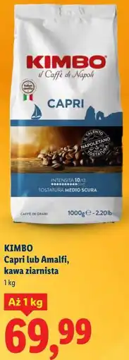 Lidl KIMBO Capri lub Amalfi, kawa ziarnista oferta