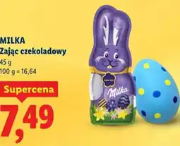 Lidl MILKA Zając czekoladowy oferta