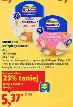 Lidl HOCHLAND Ser topiony w krążku (różne rodzaje) oferta