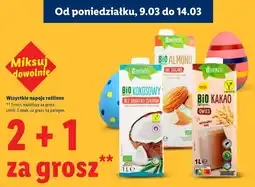 Lidl Wszystkie napoje roślinne oferta