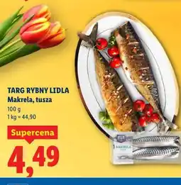 Lidl TARG RYBNY LIDLA Makrela, tusza oferta
