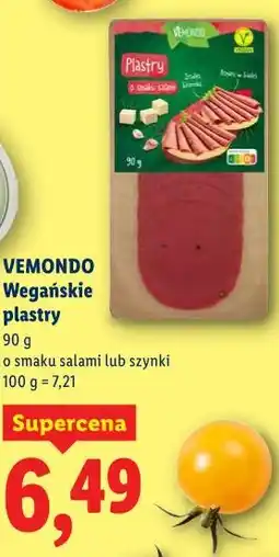 Lidl Vemondo Wegańskie plastry oferta