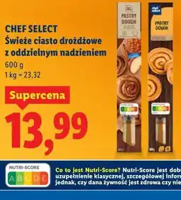 Lidl CHEF SELECT Świeże ciasto drożdżowe z oddzielnym nadzieniem oferta