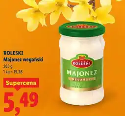 Lidl ROLESKI Majonez wegański oferta