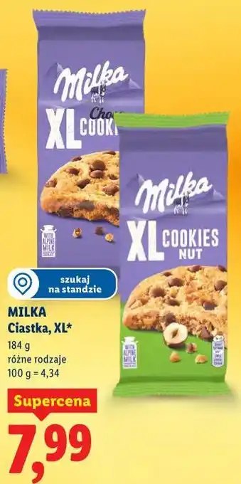 Lidl Milka Ciastka, XL oferta