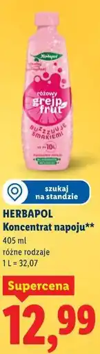Lidl Herbapol Koncentrat napoju oferta