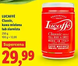 Lidl LUCAFFÉ Classic, kawa mielona lub ziarnista oferta