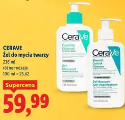 Lidl CERAVE Żel do mycia twarzy (różne rodzaje) oferta