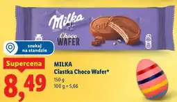Lidl Milka Ciastka Choco Wafer oferta