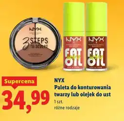 Lidl NYX Paleta do konturowania twarzy lub olejek do ust (różne rodzaje) oferta