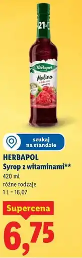 Lidl Herbapol Syrop z witaminami oferta