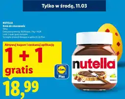 Lidl Nutella Krem do smarowania oferta