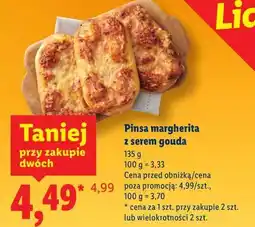 Lidl Pinsa margherita z serem gouda oferta