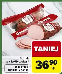 Carrefour Express Schab po królewsku oferta