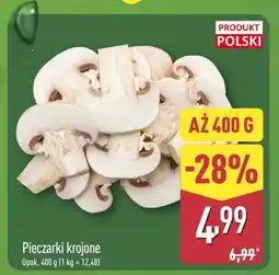 ALDI Pieczarki krojone oferta