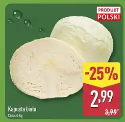 ALDI Kapusta biała oferta