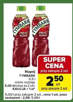 Carrefour Express Napój Tymbark różne rodzaje oferta