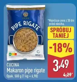 ALDI Makaron pipe rigate oferta