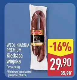 ALDI Kiełbasa wiejska oferta