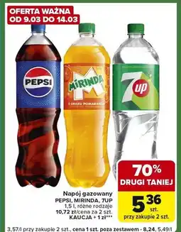 Carrefour Express Napój gazowany Mirinda o smaku pomarańczowym oferta